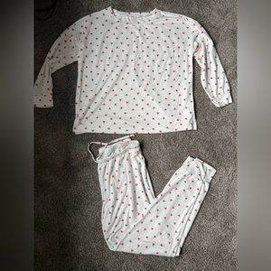 Jillian Harris x Joe Fresh heart PJ set
